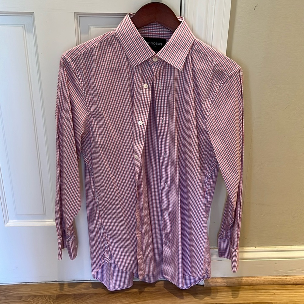 Bonobos Stretch Dress Shirt 16 33 Tailored Fit